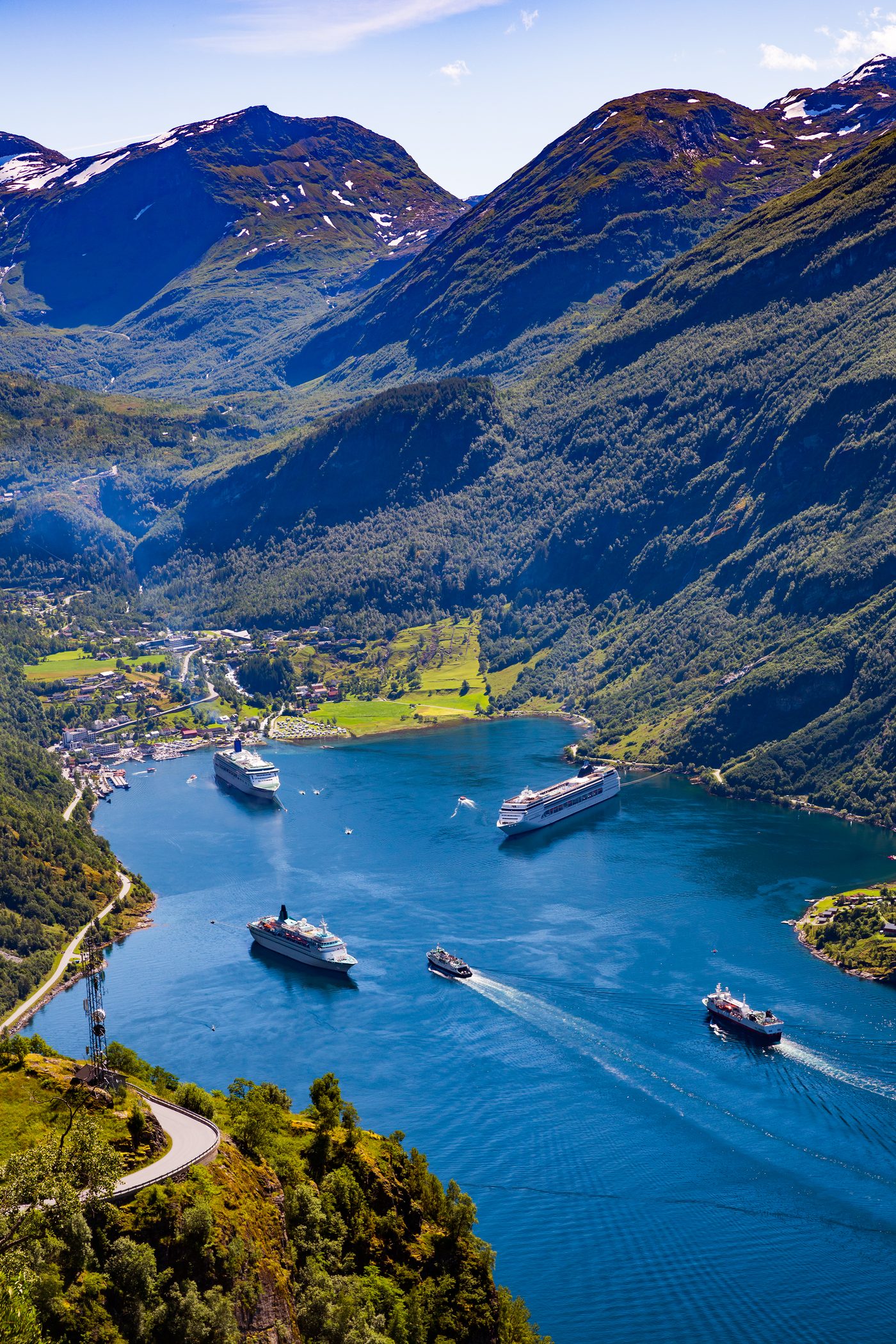 Cruise experience at sea
